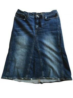Just Cavalli Slim A-line Fit Denim Skirt sz 42